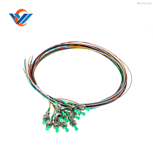 Wholesale LC SC ST FC 0.9MM 2MM 3MM Multi-mode Simplex OM1 Fiber Optic Pigtail LC/UPC