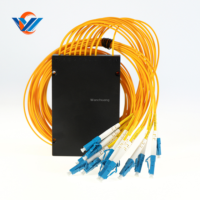 1X16 ABS BOX PLC Optical Fiber Splitter