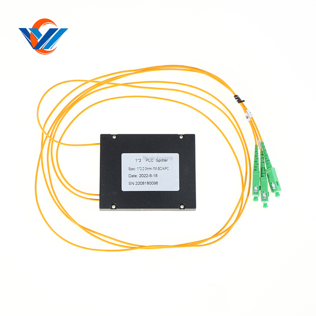 1X2 ABS BOX PLC Optical Fiber Splitter