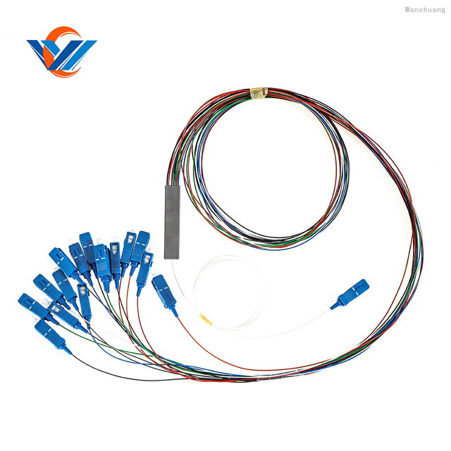 Wanchuang High Quality Sx Core FC APC UPC SM LSZH Fibra Optical Pigtails G657A 0.9mm Singlemode 9/125 Colours FC Fiber Pigtail