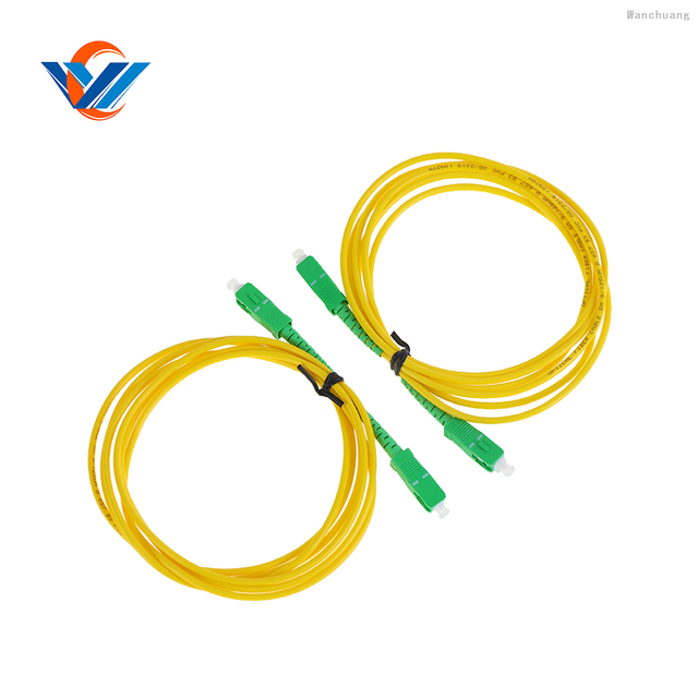 duplex SM PVC optic fiber patch cable