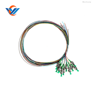 1 Sx Core Pigtail 2M SC APC UPC SM LSZH G657A 0.9mm Singlemode 9/125 Colours Fiber Optic Pigtail