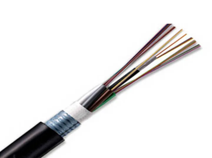 What is outdoor leather fiber optic cable?