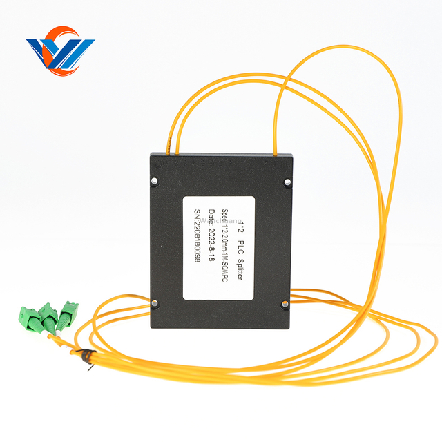 1X2 ABS BOX PLC Optical Fiber Splitter